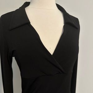 Large Black Blouse by Wrapper
